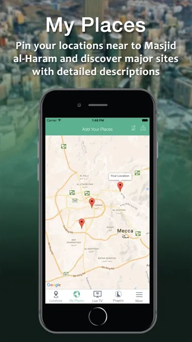 Makkah Traveller Map & Minder स्क्रीनशॉट