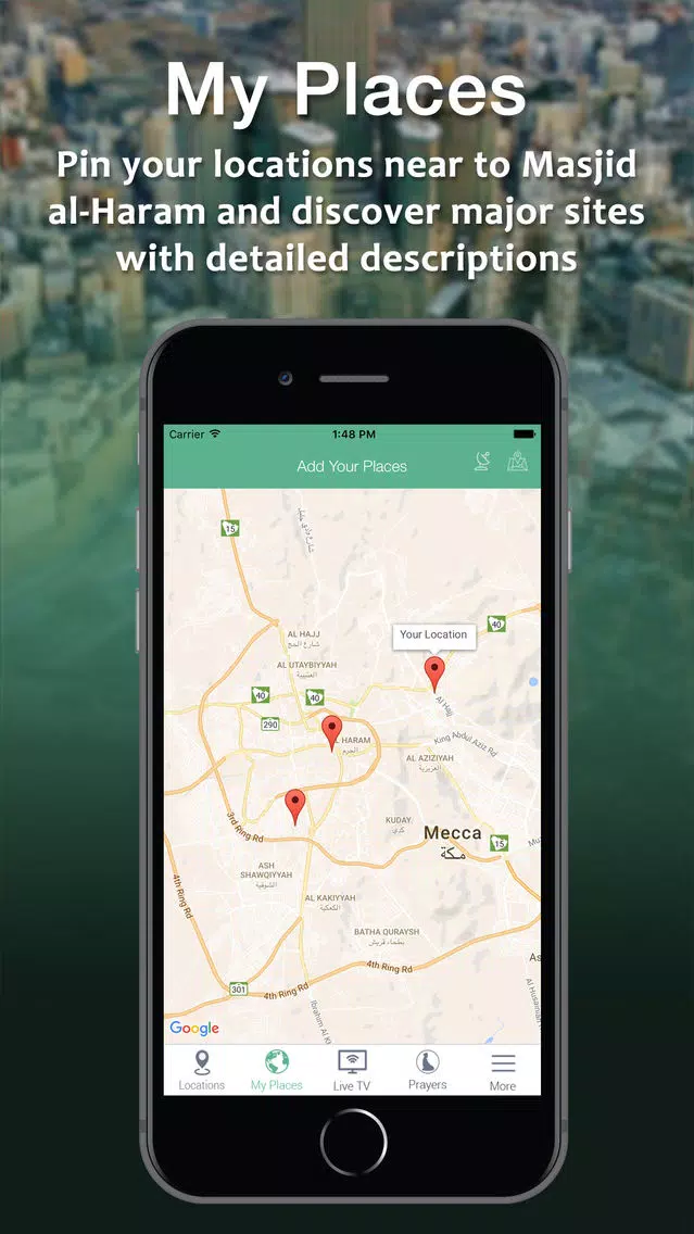 Makkah Traveller Map Pro Screenshots