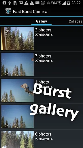 Tangkapan layar Fast Burst Camera
