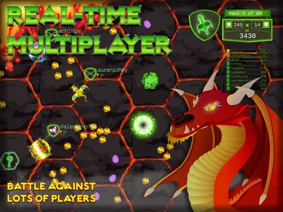 Capturas de pantalla de Dragonwars.io iPad 