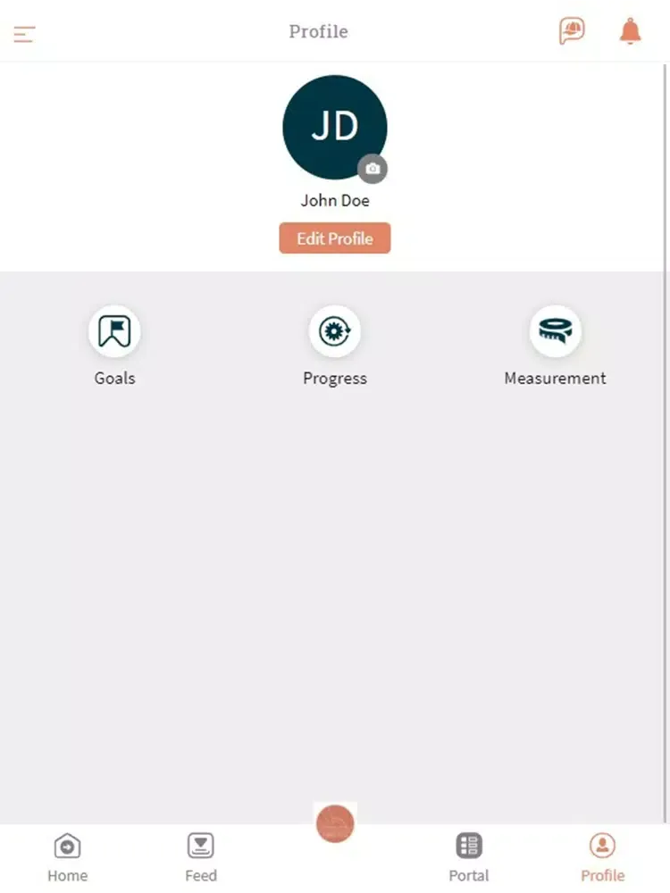 Ảnh chụp màn hình của Thrive Well iPad 