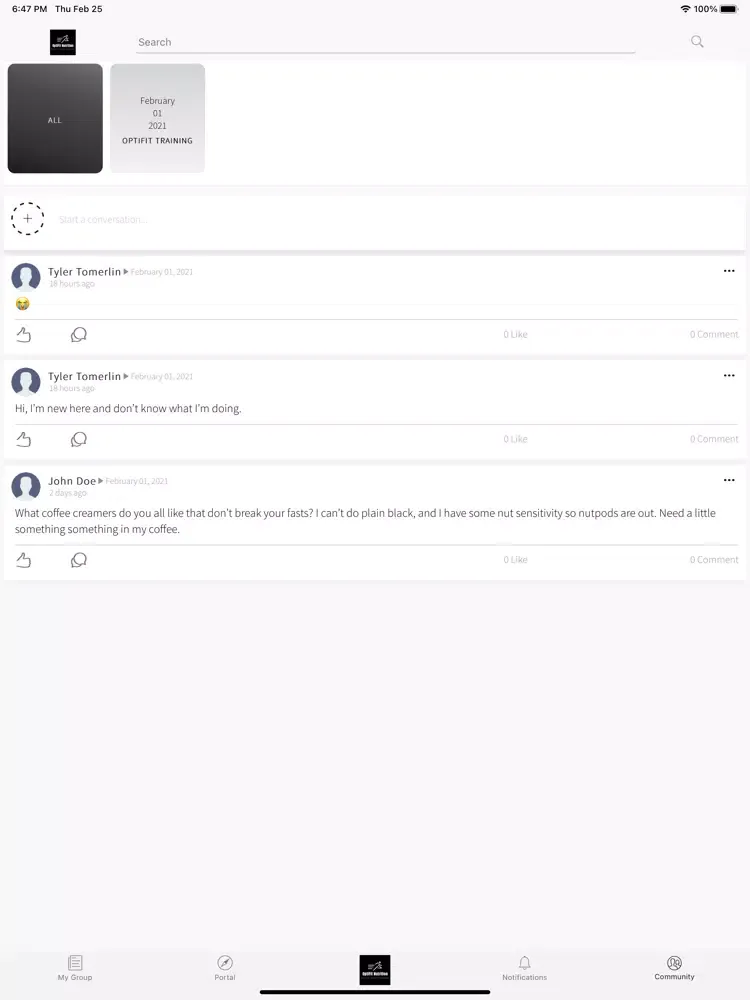 Скриншоты OptiFit Nutrition iPad 