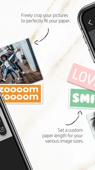 Tangkapan skrin HP Sprocket Panorama