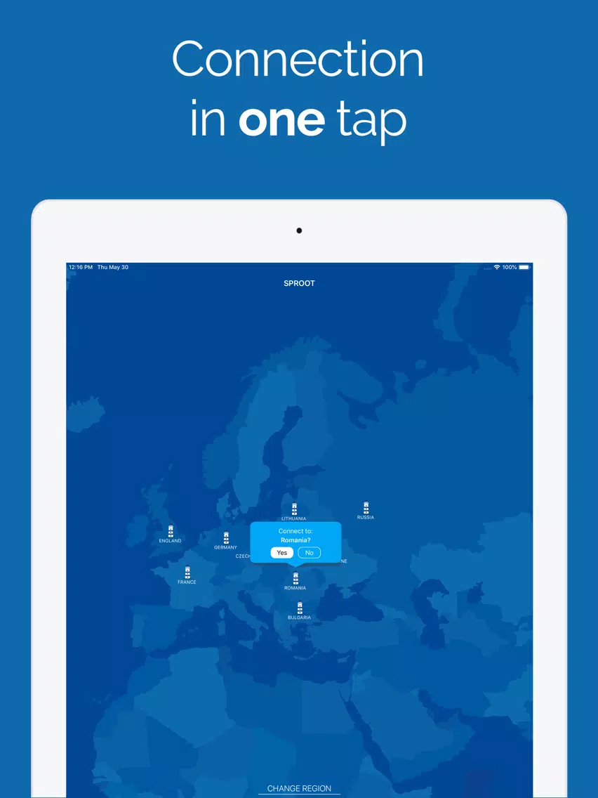تصاویر SPROOT VPN - Fast & Unlimited iPad 