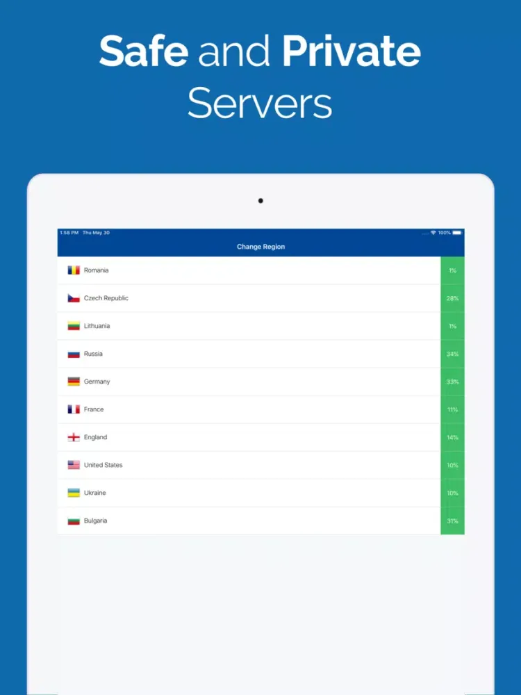 SPROOT VPN - Fast & Unlimited iPad 应用截图