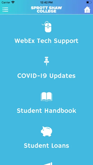 Capturas de tela do The Sprott Shaw College App
