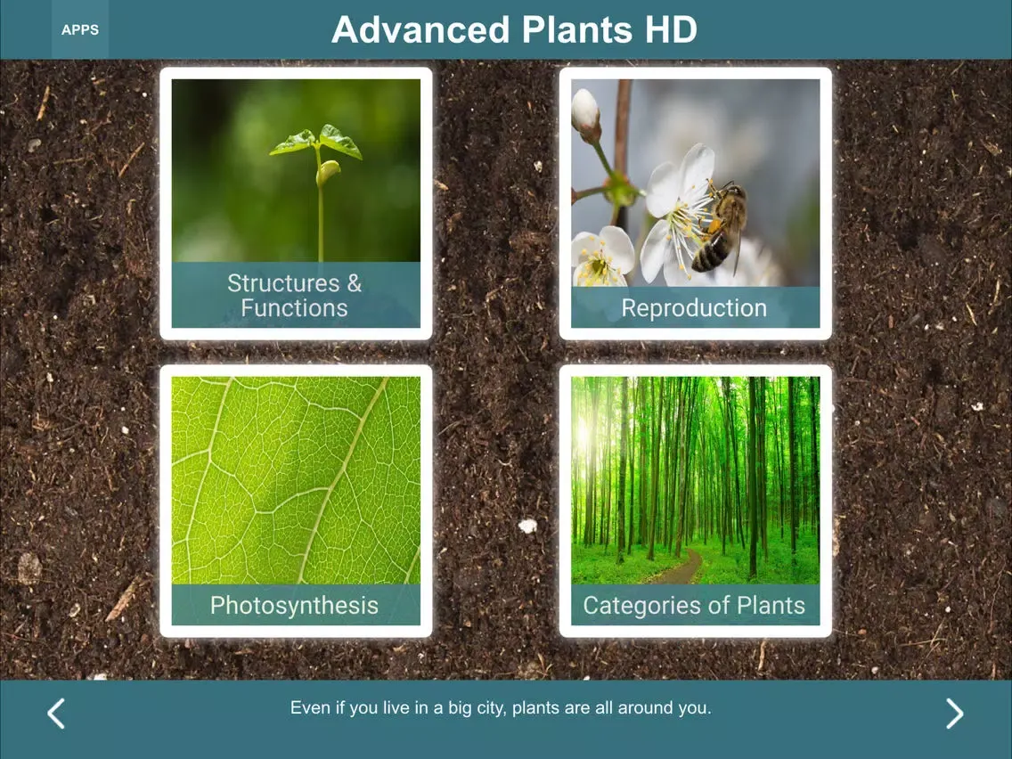 Скриншоты Advanced Plants HD iPad 