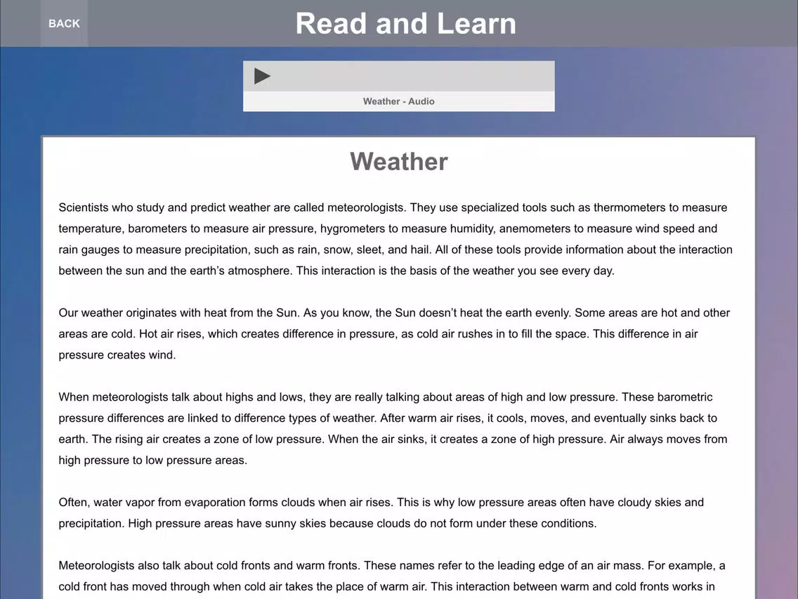 Weather Climate HD iPad  Screenshots
