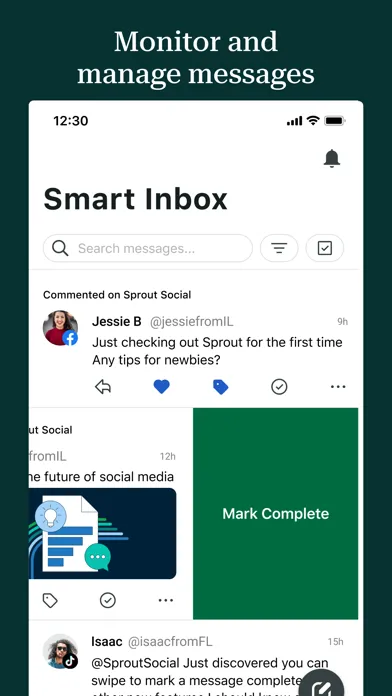 Sprout Social應用截圖