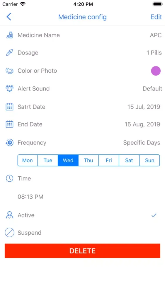 Smart Pill Time Reminder Pro应用截图