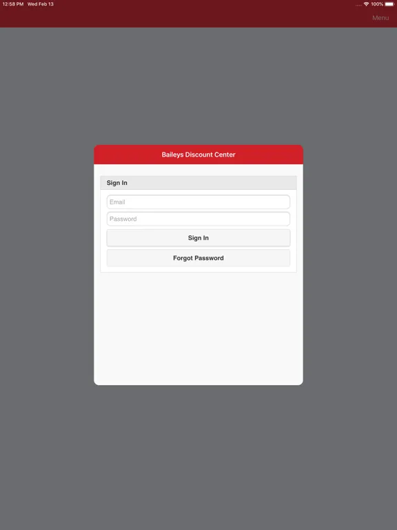Скриншоты Bailey's Discount Center iPad 