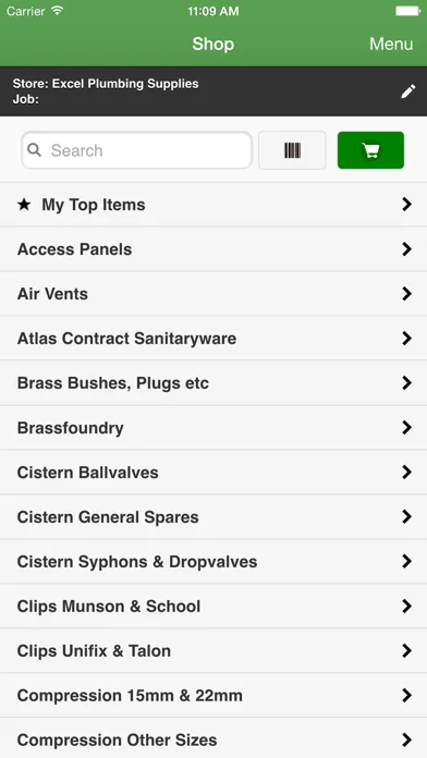 EXCEL Plumbing Supplies スクリーンショット
