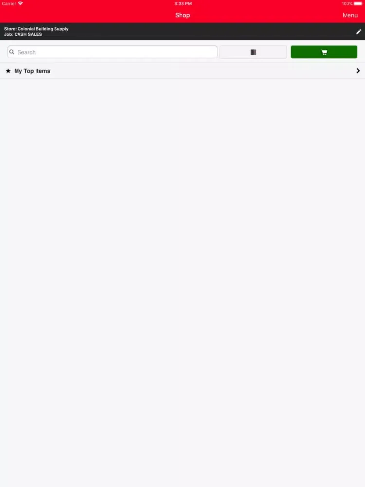 Colonial Building Supply iPad  스크린샷