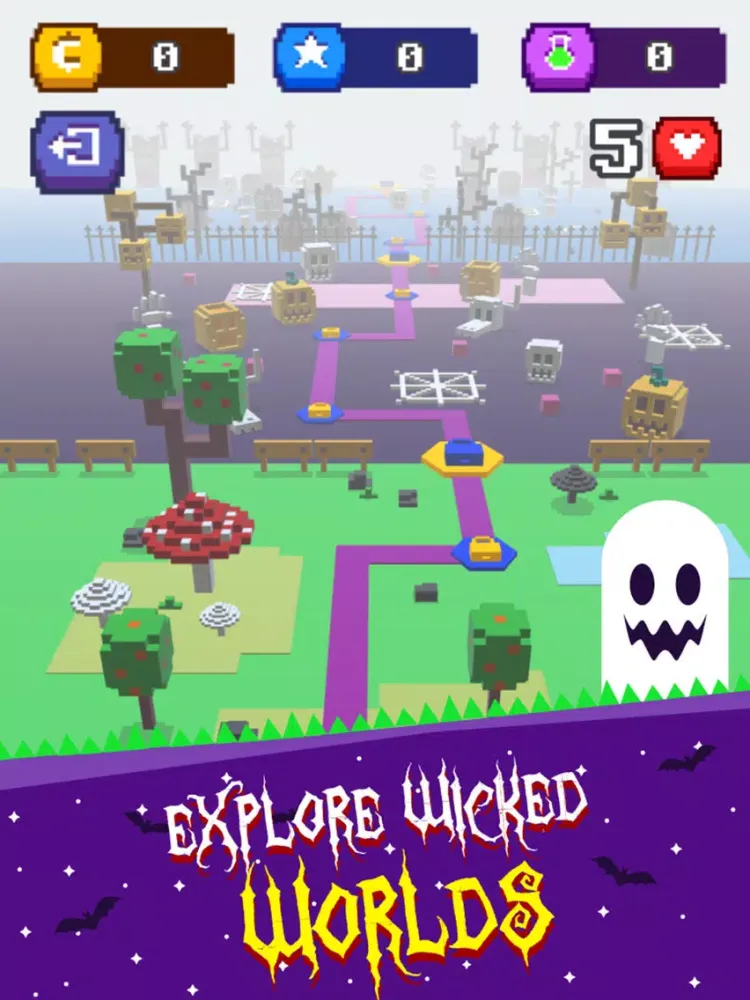 Monster Jump - Wicked Game iPad  স্ক্রিনশট