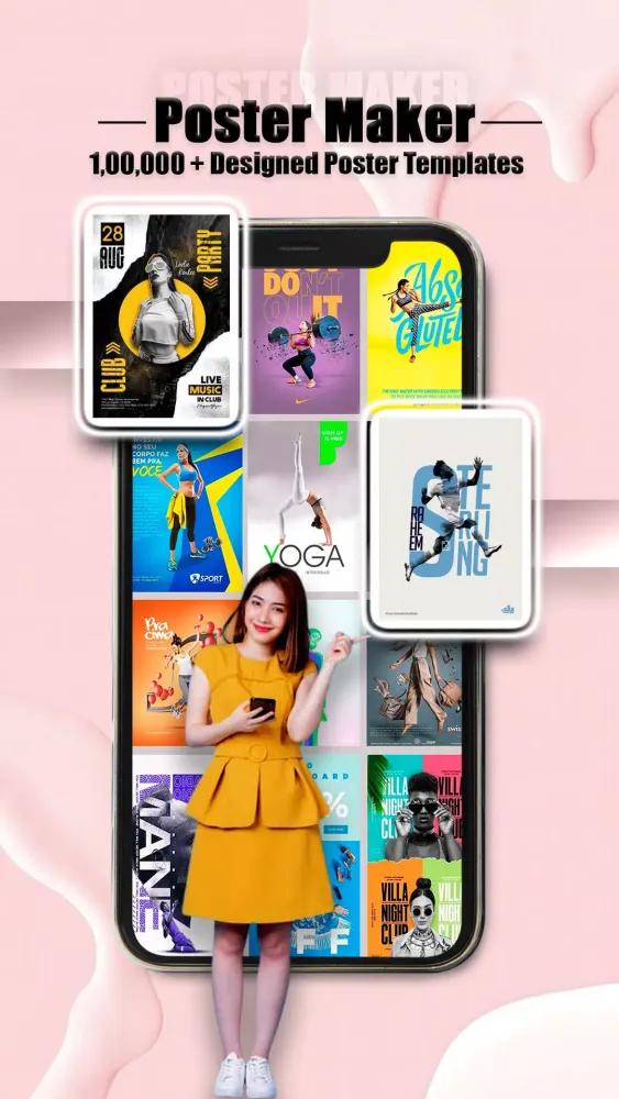 Capturas de pantalla de Digital Poster Maker