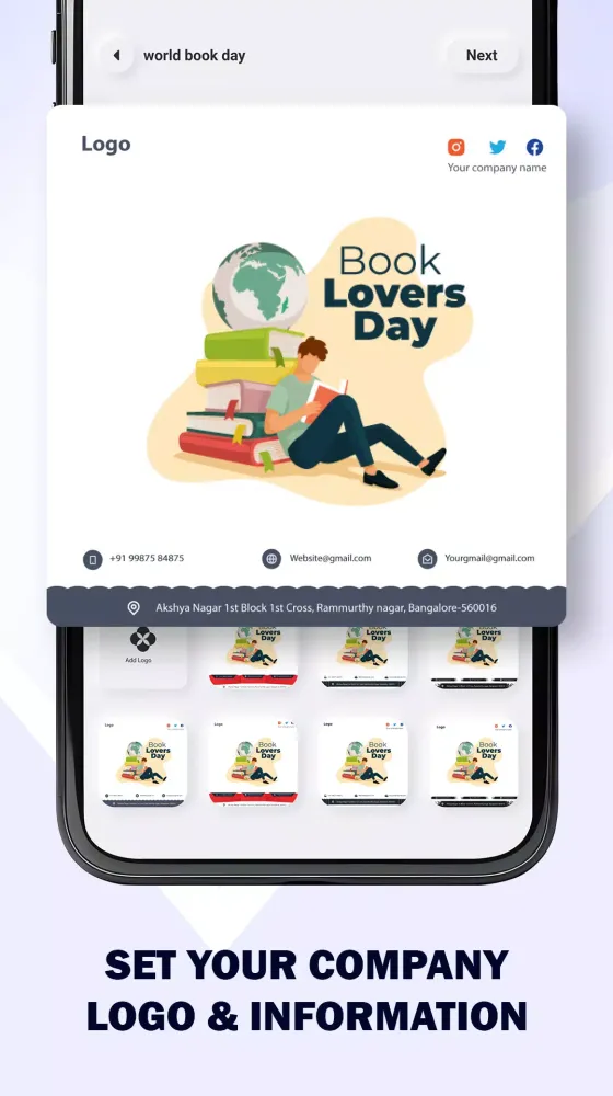 Capturas de pantalla de Digital Poster Maker
