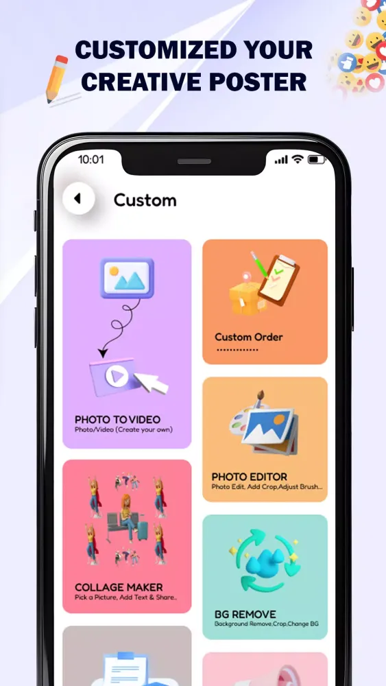 Capturas de pantalla de Digital Poster Maker