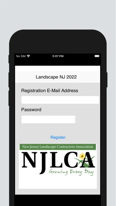 Capturas de pantalla de NJLCA Exhibitor Data Collector
