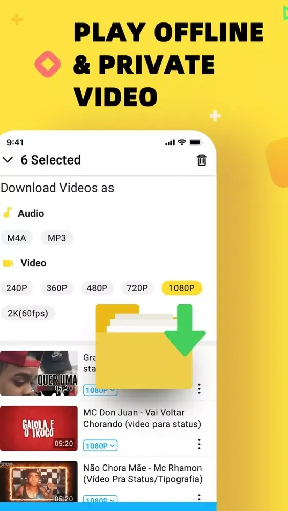 Capturas de tela do Snaptube Lite