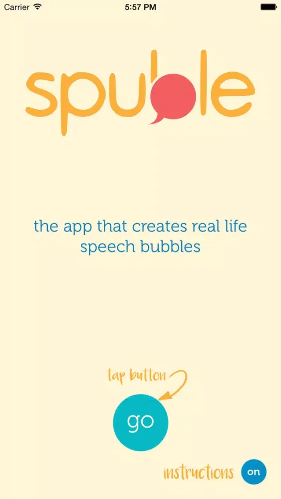 ภาพหน้าจอของ spuble – creating real life speech bubbles