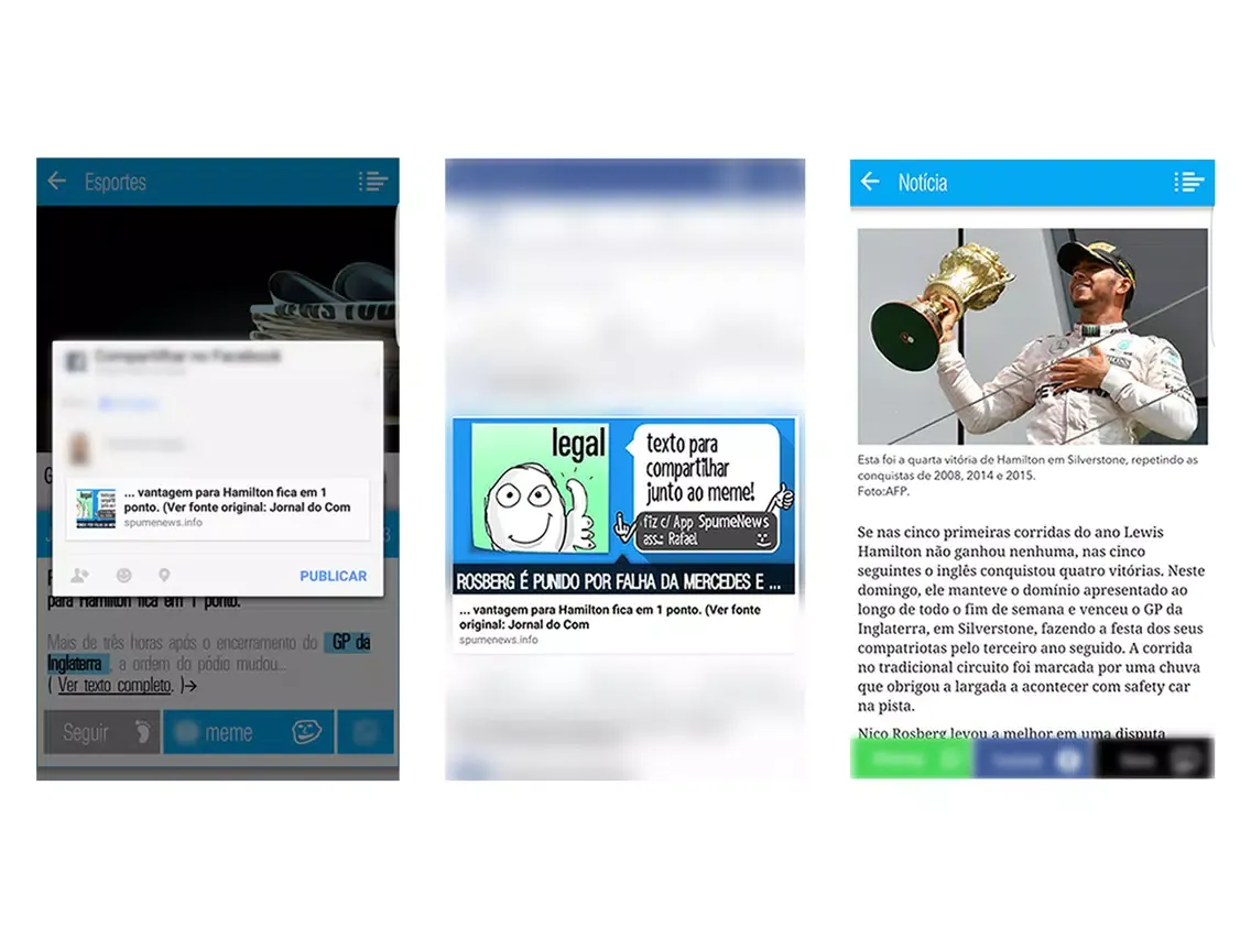SpumeNews: Notícias do Brasil iPad  Screenshots