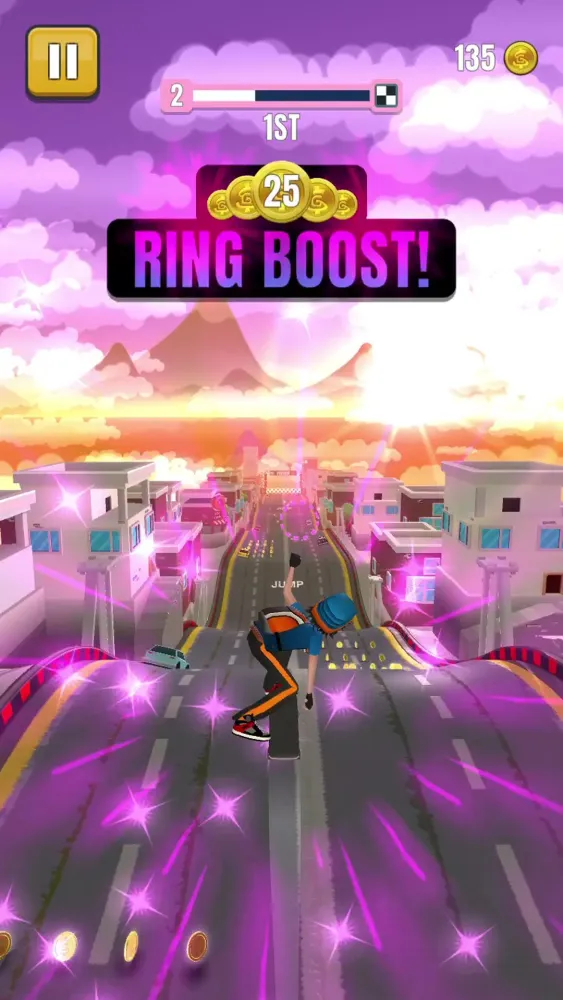Capturas de tela do Faily Skater Street Racer