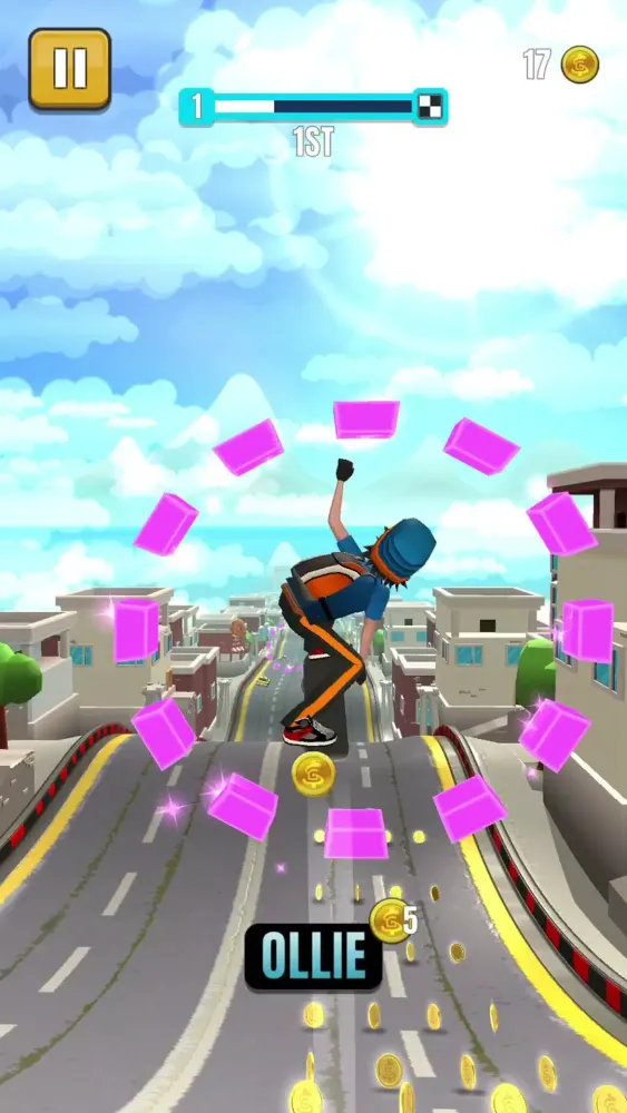 Capturas de tela do Faily Skater Street Racer