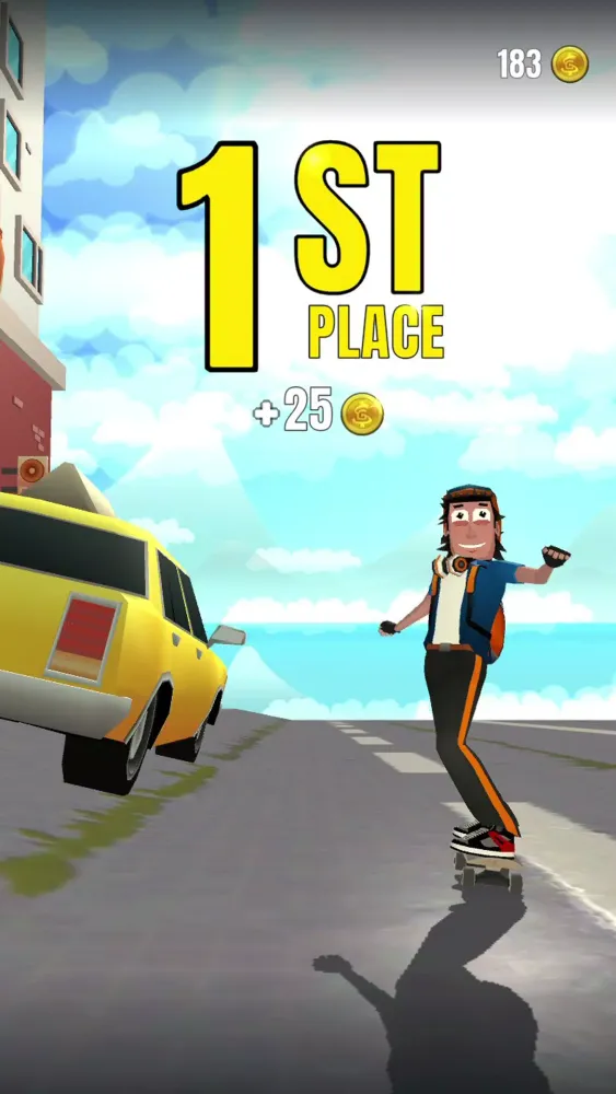 Capturas de tela do Faily Skater Street Racer