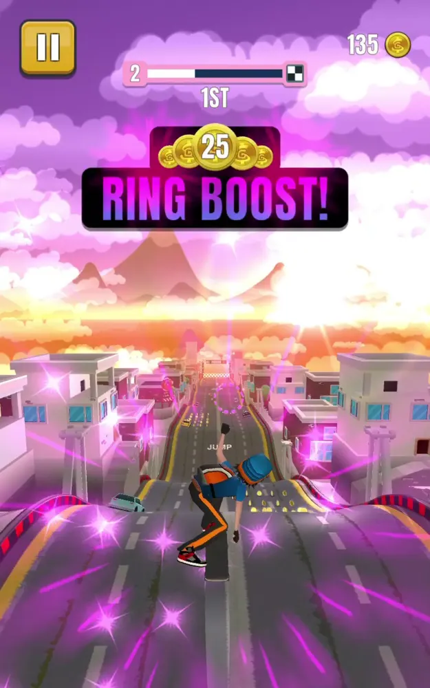 Capturas de tela do Faily Skater Street Racer