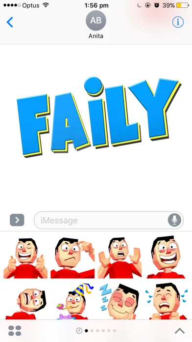 Capturas de pantalla de Faily Stickers