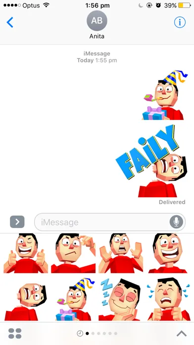 Capturas de pantalla de Faily Stickers