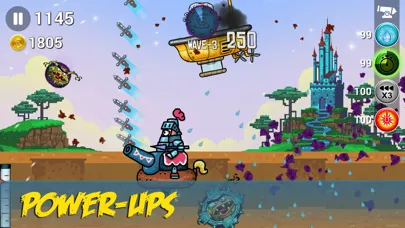 Capturas de tela do Spunge Invaders