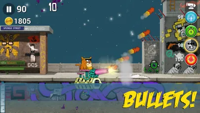 Capturas de tela do Spunge Invaders