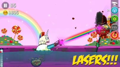 Capturas de tela do Spunge Invaders
