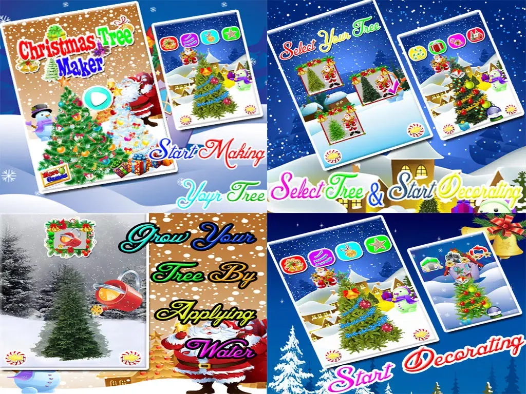Christmas Tree Maker Salon Christmas Games iPad  스크린샷