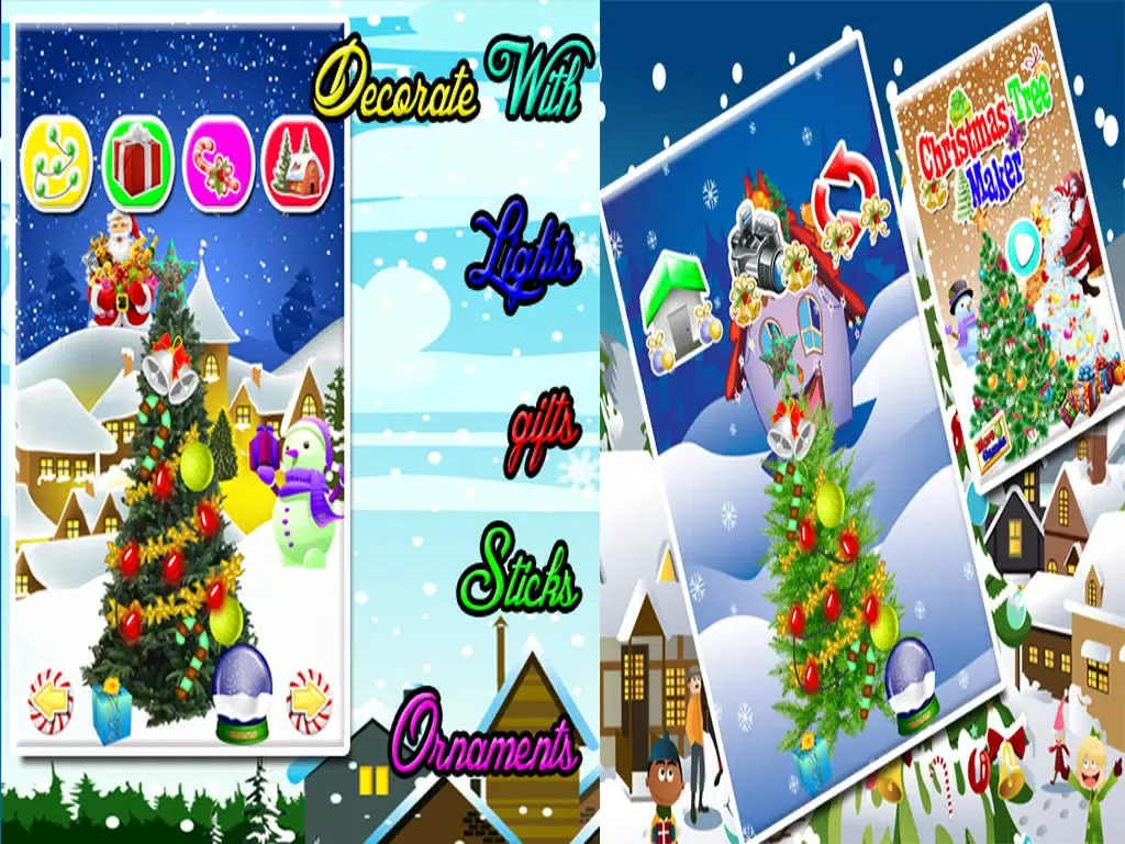 Christmas Tree Maker Salon Christmas Games iPad  스크린샷