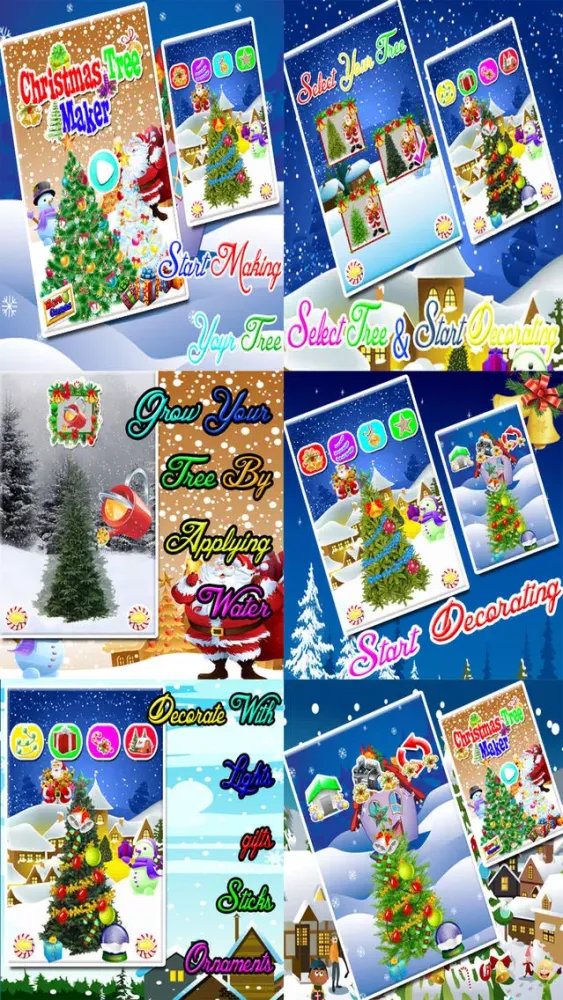 Christmas Tree Maker Salon Christmas Games 스크린샷