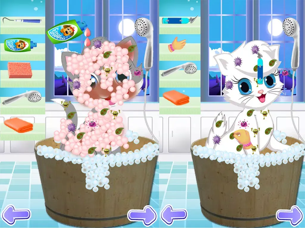 صور Fluffy Kitty Cat Pet Dress up Salon iPad 