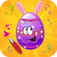 Easter Bunny Eggs Painting & Designing - Play free kids game
