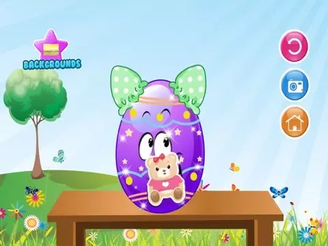 ภาพหน้าจอของ Easter Bunny Eggs Painting & Designing - Play free kids game iPad 