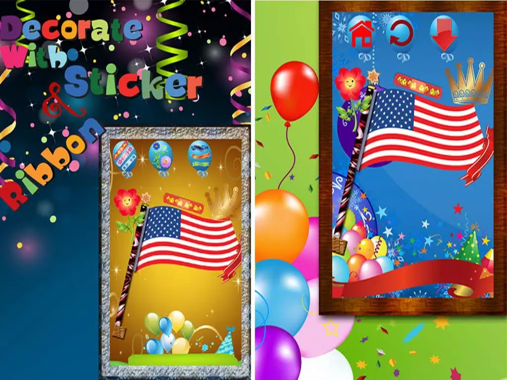 Capturas de tela do Crazy National Flag Maker Play Free Fun Kids Maker Game iPad 