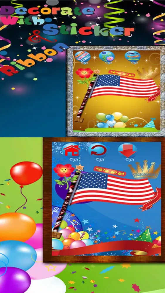 Capturas de tela do Crazy National Flag Maker Play Free Fun Kids Maker Game