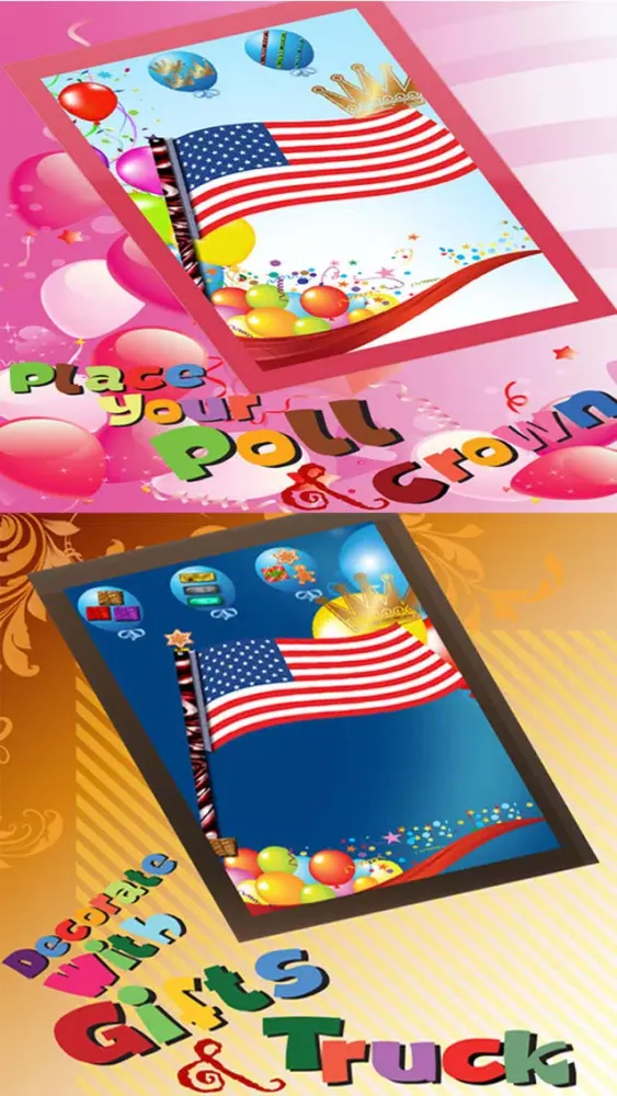 Capturas de tela do Crazy National Flag Maker Play Free Fun Kids Maker Game