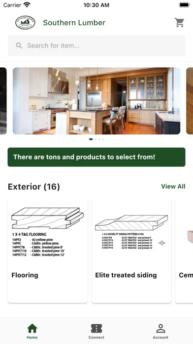 ภาพหน้าจอของ Southern Lumber