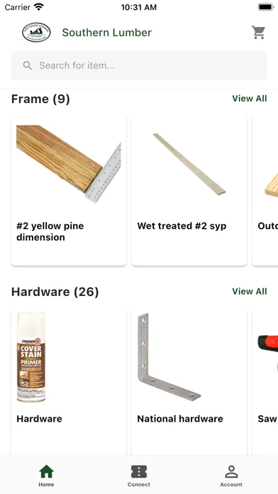 ภาพหน้าจอของ Southern Lumber