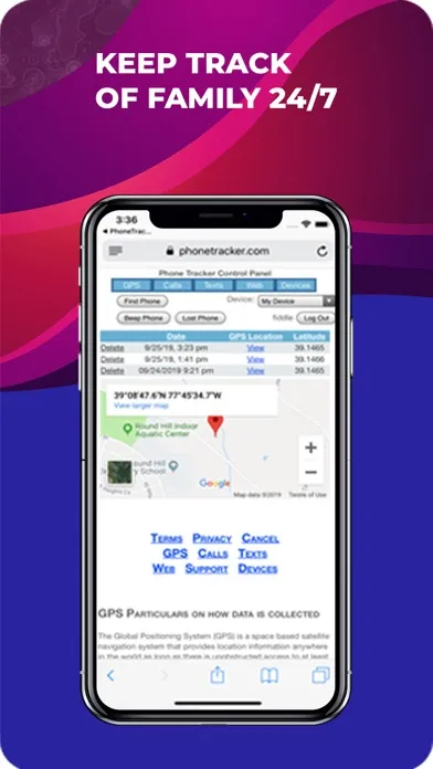 Tangkapan layar Spy Phone ® Phone Tracker