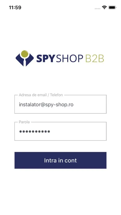 ภาพหน้าจอของ Spy Shop B2B