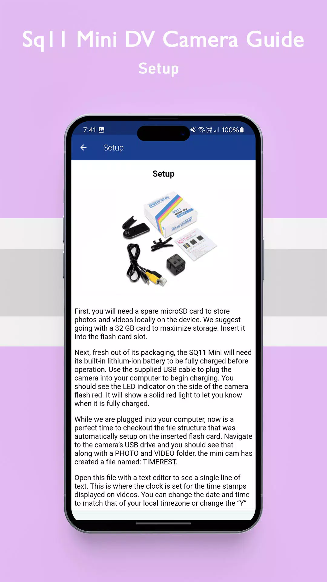 Sq11 Mini DV Camera App Guideภาพหน้าจอของแอป4