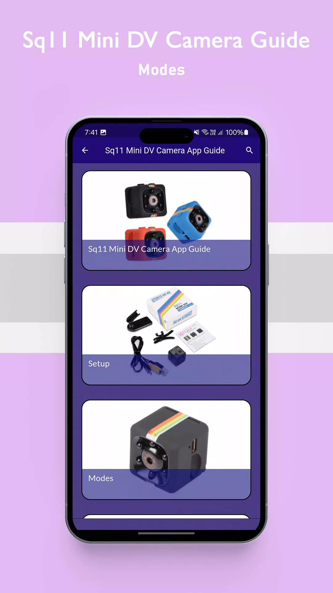 Sq11 Mini DV Camera App Guideภาพหน้าจอของแอป7