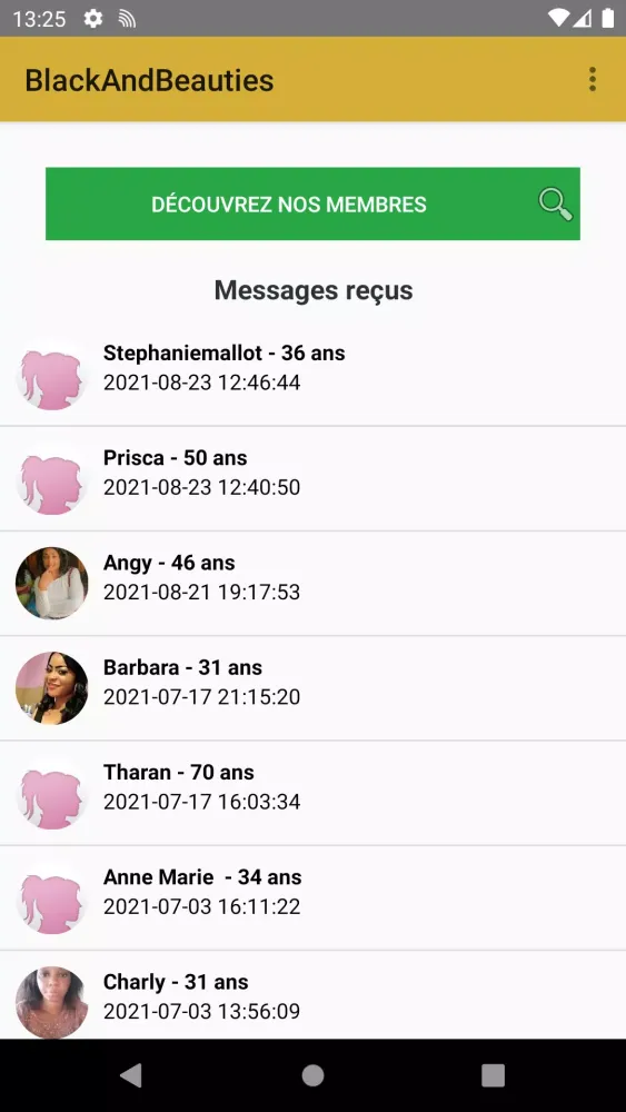BlackAndBeauties سکرین شاٹس